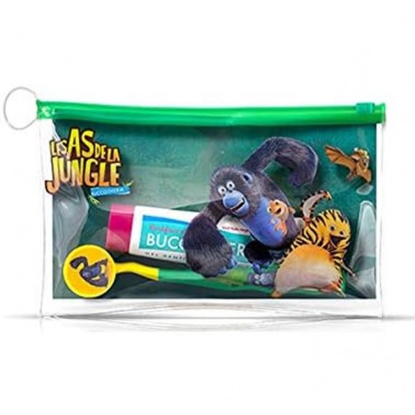 TROUSSE LES AS DE LA JUNGLE Dentifrice Enfants et Brosse à Dents